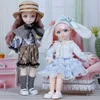 Kawaii 30 cm BJD Muñecas 23 Articulaciones Móviles 1/6 Ropa de muñeca Accesorios de vestir Ojos 3D Princesa Juguetes para bebés para niñas Regalo de cumpleaños 231228