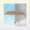 Parachase Golden Umbrella Rain Rain Women Ligero plegable Plegable Sunsidio solar 6K Colores a prueba de viento UPF50 J2207226438488