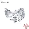 925 Sterling Silver Angel Wing Finger Ring Platinum Plated Adjustable Size 6-9 Original Design Ring for Women SCR512 2105123019