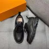 Zapatos Atrevidos con Cordones para Hombre piel vacuno lacada Derby Caballero Pintado Marrón boda Hombre Negro Zapato Casual Fiesta