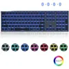 SeenDa Backlit Bluetooth Keyboard MultiDevice Slim Rechargeable Wireless Compatible for LaptopTablet 231228