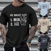 Erkek Tişörtleri Erkekler Yaz Oktoberfest Moda Günlük 3D Dijital Baskı Gömlek