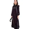 Ethnic Clothing 2024 Eid Dress Women Abaya Muslim Fashion Beading Long Dresses With Belt Kebaya Turkey Islamic Ramadan Hijab Abayas