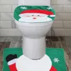 Badmatten 1 Set Kerst Wc-dekselbeschermer Kerst Vloermat Decoratief (Kerstman)