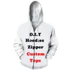 CJLM DIY Custom Design Mens Womens Clothing 3D Print Zipper Sweatshirt Hoodies Drop Wholesalers Suppliers Drop Shipper 231229