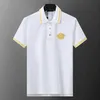 Polos pour hommes 23designer Polo à rayures T-shirts Serpent Polos Bee Floral Mens High Street Fashion Horse Polo T-shirt de luxe