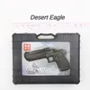 1: 6 MINI Toy Gun Model Skomplikowany pustynia Orzeł Pistol M10 Colt Revolver Alloy Metal Collect