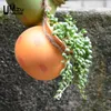 4PCS Hanging Flower Pots Ceramic Vertical Planters Plant Succulents Flowerpot Vase Wall Fence Railing Outdoor Home Garden Decor 231228