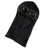 3 kleuren Twee lens windscherm kap mutsen outdoor katoen gebreid winddicht mannen gezichtsmasker casual mannelijke schedel caps hoeden zwart grijs arm5924060