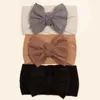 Hair Accessories 1pc Bow Baby Head Band For Children Solid Headbands Born Nylon Headband Turban Kids Headwear Girl