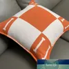 Kvalitetskuddtäcke Stor 65x65 Office Light Luxury Nap Sofa Pillow Black and White Cushion Covers