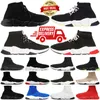 Designer Shoes sock speed trainer for mens womens triple s Lace Up Black men women trainers sneakers luxury Plate-forme Casual shoe