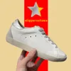 2024 Klassieke Designer Nieuwe casual schoenen doen oude vuile Goud Super Goose Star Italiaans merk Super Dirty schoenen Star Luxe vuile lovertjes wit leer doen sneakers schoenen