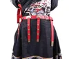 Cinture Cintura Hanfu Uomo Donna Lega di pelle Accessori cosplay antichi Rosso Nero For1740093