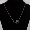 Aushöhlen Nette Herz Hund Katze Pfote Anhänger Halskette Tier Druck Freundschaft Schmuck Mutter Kind Liebe Necklaces258S