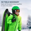 Children's sled with brakes suitable for children aged 3 and above capable of carrying 150 pounds 231228