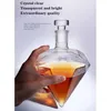 Decanter per vino con diamante a forma di cuore da 750 ml, liquore alla vodka, versatore per vino, bicchiere da cocktail, dispenser per whisky, decorazione per la casa, festa 231228