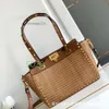 الأكياس المنسوجة vltn بسلع محمولة High Raffia Quality مصمم التسوق TOTES LEATHY BAG END WOMIN