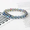 Strand Reiki Flash pierre Labradorite Bracelets pour femme Original naturel bleu pierre de lune Couple hommes bijoux Pulsera