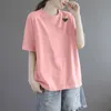 T-shirt femme de créateur été femmes t-shirts occasionnels avec lettres imprimées manches courtes haut vendre vêtements Hip Hop GZQE