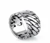 Панк-байкерские украшения, широкая цепочка, кольца, кольцо Будды, рок-титан, кольцо из нержавеющей стали, кольцо на палец, ретро-капля 9984708