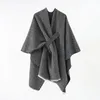 Scarves Winter Warm Fleece Shawl Wedding Party Luxury Elegant Thicken Plush Wraps Scarf Cashmere Cape