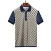 2024 New Hot Mens Brand Clothes Luxury Designer Polo Shirts Men's Casual Polo Fashion Snake Bee Print Embroidery T Shirt High Street Mens Polos