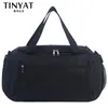 TINYAT Men Travel Bags Pouch Large Capacity Sports Gym Weekend Golf Bag Fashion Zipper Women Luggage Handbags Crossbody 231228