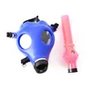 New Silicone Gas Mask Smoking Pipe Shisha Bong With Skull Acrylic Bongs Hookah Bubbler Tobacco Tubes Dab Oil Rig Water Pipes