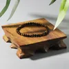 Strand yuokiaa pedra natural amarelo tigre olho pulseira artesanal meditação cura energia oração buda bênção jóias presente