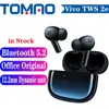 Oortelefoons originele officiële nieuwe vivo tws 2e draadloze bluetooth 5.2 oortelefoon met microfoon ineer headset voor x60 pro iqoo 7 iqoo 5 pro