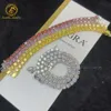 Fabryczna cena w magazynie dla kobiet biżuteria 5 mm vvs moissanite Diamond 925 Srebrny biodro naszyjnik bransoletki łańcuch tenisowy