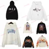 Tasarımcı Giyim Moda Sweatshirts Palmes Melekler Kırık Kuyruk Köpekbalığı Mektubu Flock Nakış Gevşek Rahat Erkekler Kadınlar Kapşonlu Sweater Sıradan Pullover Ceket K5i