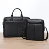 Briefzüge Neuankömmlinge 100% echtes Leder Aktentasche Bag Business Handtasche Männliche Laptop -Umhängetaschen natürliche Haut Männer Aktentasche