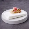Plates Ceramic Dinner Dish Dry Ice Sashimi Plate Snack Dishes Dessert Tray Special Restaurant Pasta Starter Appetizer Disk