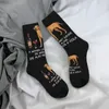 Chaussettes pour hommes imprimé mignon drôle Vizsla chien et vin pour femmes hommes extensible été automne hiver dessin animé animal équipage