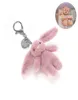 Jellytoys Bashful Bunny Tulip Cute Pink Mini Cartoon Plush Girl Sweetheart Dzieciństwo torba oryginalność Prezent 6947244