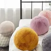 Nordic Ball Shaped Solid Color Stuffed Plush Pillow for Sofa Seat Cushion Soft Room Decoration Baby Kids Friend Birthday Gift 231229