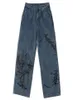 MEN039S JEANS LACIBLE MEN HIP DENIM PANTS STREETWEAR THORNS PRINT HARAJUKU ROALS JOGGERS BOGGY7857212