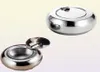 Round Stainless Steel Ashtray Home Party Bar Decoration Ash Holder For Gift Cigarette Lighters Smoking Accessory Ash Tray C02239142078