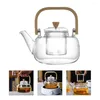 Servis uppsättningar frisk te potten klar tekannor tekannor glas vattenkokare kinesisk stråle lös med infusör
