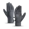 Gants de Ski imperméables pour hommes et femmes, hiver, cyclisme, doigt complet, polaire thermique chaude avec petite poche zippée, 231228