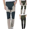 Pantalon élastique pour hommes, randonnée, Sport de plein air, été, séchage rapide, coupe-vent, imperméable, Trekking, escalade, résistant à l'usure, respirant