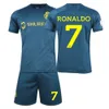 22-23 Saudi Riyadh uitshirt nr. 7 Cristiano Ronaldo jersey voetbalshirt sneldrogend set