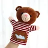 Animal Hand Finger Puppet Plushed Doll Educational Toys Bear Shark Simulator Soft Fylld dinosaurie Panda Anime Game 231228