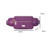 Waist Bags Fashion Women Bag Casual Fanny Pack Men Purse Large Belt Phone Pouch Oxford Outdoor Travel Packs Banana Hip