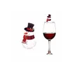 Christmas Decorations 10Pcs/Set Cup Card For Home 2023 Santa Hat Wine Glass Decor Ornaments Navidad Noel Year 2024 Drop Delivery Gar Dhhzq