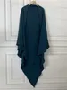 Vêtements ethniques Long Khimar Ramdan Eid Musulman Modeste Hijab Foulard Femmes Une Pièce Écharpe Islamique Hijabs Musulman Prière Vêtement