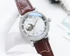 2023 New high quality Men's Mechanical watch Designer Watches Fashion new brown black leather automatic winding mechanical movement 42mm size sports watch