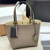 Borsa tote Himmel Borse per la spesa a spalla in vera pelle Borse firmate Borse sotto le ascelle Borsa a secchiello puro Flip Crossbody Taglia media Tracolla rimovibile